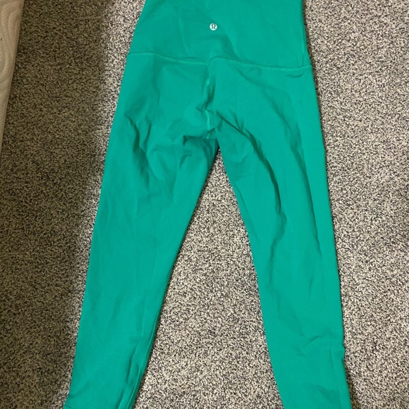 Teal LuLu Lemon fitness leggings - Picture 6 of 6